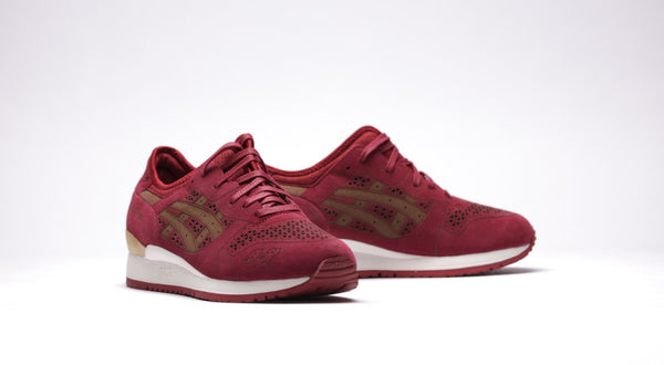 GEL LYTE III "LASER CUT" BURGUNDY